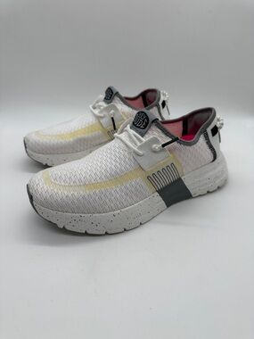 Hey Dude Sirocco Sport Stripe Women's Sneakers Slip-on Confortable size 7.